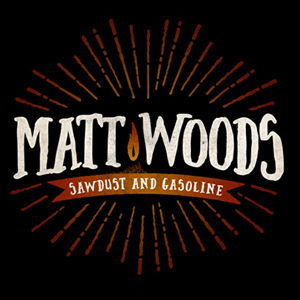 Matt Woods - Sawdust & Gasoline, omslag