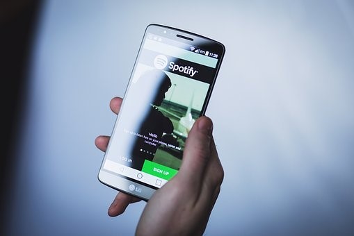Phone with Spotify