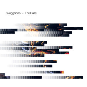 Skivomslag för singeln The Haze med Skuggsidan,s om består av abstrakt mönster med tonade remsor som skiftar i intensitet på vit bakgrund.