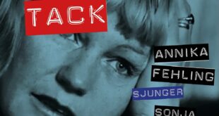 Omslag: Annika Fehling - Ja Tack: Annika Fehling Sjunger Sonja Åkesson
